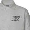 Huuraa Damen Polo Shirt Stade verliebt XS Sport Grey Bio Produktbild-Vorschau 2