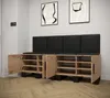 Flur-Garnitur RUMIE 20 – Eiche Artisan, schwarze Paneele Produktbild-Vorschau 2