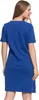 jurk - damesjurk, maat M - zomerjurk, blauw - T-shirtjurk - Productafbeelding-voorbeeld 3