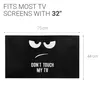 kwmobile 32" TV Abdeckung Indoor - Fernseher Hülle Produktbild-Vorschau 3