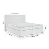 FEDVE Boxspringbett Schlafzimmerbett SYCYLIA mit 2 Produktbild-Vorschau 4