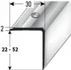 PROVISTON | Treppenkante | Aluminium | Goldfarbig | Breite Produktbild-Vorschau 1