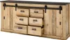 Sideboard SHELTON-61 in Old Style hell Nb. mit anthrazit, Produktbild-Vorschau 1