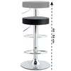 A bar stool with a height adjustment indicator. Náhľad obrázku produktu