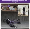 COSTWAY Rollator 2in1 con sedile pieghevole, ausilio per la Anteprima dell’immagine prodotto 8