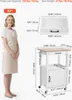 SucceBuy Carrello da cucina a isola mobile con armadio e Anteprima dell’immagine prodotto 4