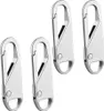Lot de 4 pendentifs en métal argenté avec fermeture éclair Voir les images du produit 10