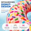 Donut Schwimmring aufblasbar Ø 120 cm – Schwimmreifen für Produktbild-Vorschau 5