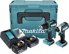 Makita DLX 2289 TJ Combo Kit 18 V mit DDF 485 Akku Produktbild-Vorschau 2