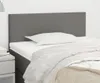 vidaXL Čelo postele tmavosivé 100x5x78/88 cm Látka Náhľad obrázku produktu 2