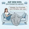 Kühlende Sommerdecke Rosa 150x200 cm Tagesdecke Leichte Produktbild-Vorschau 3