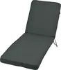 A dark gray chaise lounge cushion on a white background. Produktbild-Vorschau