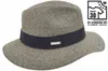 Seeberger knautschbarer Borten-Sommerhut Fedora mit UV-Schutz 30 in braun