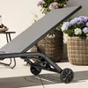 di volio Sonnenliege MEAPOL – grau, klappbare Gartenliege Produktbild-Vorschau 7