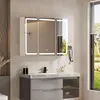 BEALIFE, mobiletti bagno con specchio, 80x16x60 cm, con Anteprima dell’immagine prodotto 6