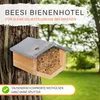 BEESI Bienenhotel mit wetterfestem Metalldach I Bienenhaus Produktbild-Vorschau 6