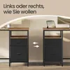VASAGLE Computertisch mit 3 Ablagen, Bürotisch mit 2 Produktbild-Vorschau 12