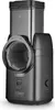 A black electric slicer is shown against a white background. Produktbild-Vorschau