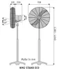 WM2 ECO, Ventilatore da Terra, CasaFan Anteprima dell’immagine prodotto 2