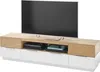 TV-Lowboard Dubai | weiß matt / Eiche massiv Produktbild-Vorschau 8