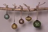 Clayre & Eef Weihnachtskugel Ø 8 cm Grün Glas Produktbild-Vorschau 2