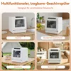 Puluomis Mini Geschirrspüler Tischgeschirrspüler mit 6 Produktbild-Vorschau 10