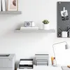vidaXL Étagère suspendue gris béton 60x23,5x3,8 cm MDF Voir les images du produit 3