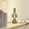 Lindby LED-Akkutischleuchte Maxentius goldfarben Glas Produktbild-Vorschau 2