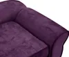 vidaXL Hundesofa Burgunderrot 72x45x30 cm Plüsch Produktbild-Vorschau 7