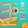 SPIELWERK® Sandkasten Samu Sonnendach 120x120cm Produktbild-Vorschau 3