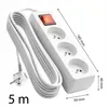 Cavo di prolunga 5M 3GN+0+interruttore 3x1.0mm 10A IP20 Anteprima dell’immagine prodotto 7
