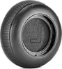 A close-up view of a black ear pad for headphones. Voir les images du produit