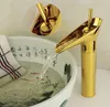 Umyvadlová baterie Koupelna Vodopád Vintage Retro Mosazná Náhled obrázku produktu 1