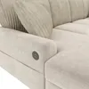 Divano angolare a forma di U in chenille e velluto, divano Anteprima dell’immagine prodotto 6