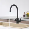 3 in 1 Filterwasserhahn Küche mit Filteranschluss, 360° Produktbild-Vorschau 1