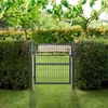 Fiqops Gartentor Gartentore Gartentür 120 x 100 cm Zauntor Produktbild-Vorschau 13