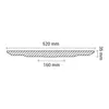 Stropní rozeta Profhome 156002 styl secese Ø 52 cm Náhled obrázku produktu 4