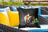 MuchoWow® Outdoor Kissen - Rustikal - Obst - Käse - Tisch - Produktbild-Vorschau 4