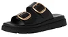A studio shot of a black sandal. Anteprima dell’immagine prodotto