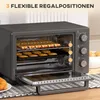 HOMCOM Minibackofen 21L 1400W 60 Min Timer, Kleinbackofen Produktbild-Vorschau 5