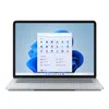 A Microsoft Surface Laptop Studio is shown from the front, displaying the Windows 11 start menu on its screen. Produktbild-Vorschau