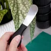 COLTELLO DA BURRO 12,5 cm in acciaio inox nero coltello da Anteprima dell’immagine prodotto 6