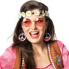 Hippie Accessoire Set - Ohrringe, Brille und Stirnband - Produktbild-Vorschau 5