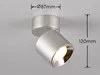 Spot a soffitto argento pendente circolare mobile 1xGU10 Anteprima dell’immagine prodotto 7