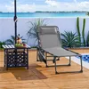 Yaheetech Gartenliege klappbare Sonnenliege mit Kissen & Produktbild-Vorschau 1