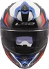 LS2 FF817 Challenger II Viper Helm, weiß/blau/rot, L Produktbild-Vorschau 9