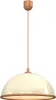 Lampa wisząca nad stół półokrągła kremowa złota Kuchnia Podgląd zdjęcia produktu 2