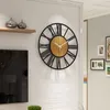 Horloge murale 3D en métal, style vintage romain, pour Voir les images du produit 3