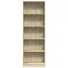 A tall, empty bookshelf with five shelves. Voir les images du produit
