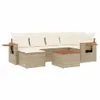 The Living Store 7-tlg. Garten-Sofagarnitur mit Kissen Produktbild-Vorschau 3